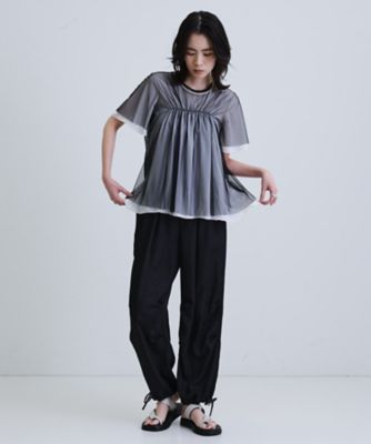メッシュギャザーＴシャツ（２００２４１１６１２）