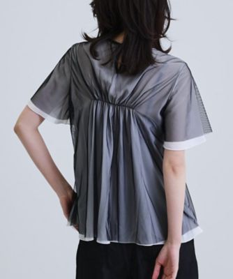 メッシュギャザーＴシャツ（２００２４１１６１２）
