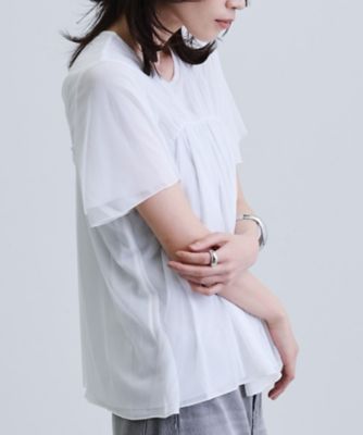 メッシュギャザーＴシャツ（２００２４１１６１２）