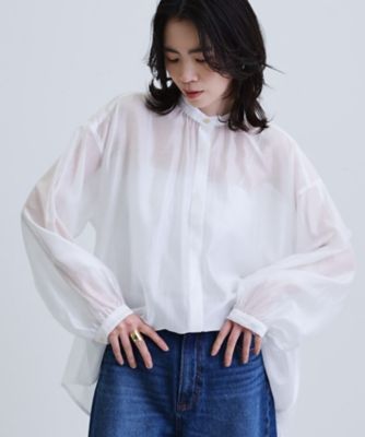 ブラウス LONG SLEEVE CUBAN COLLAR