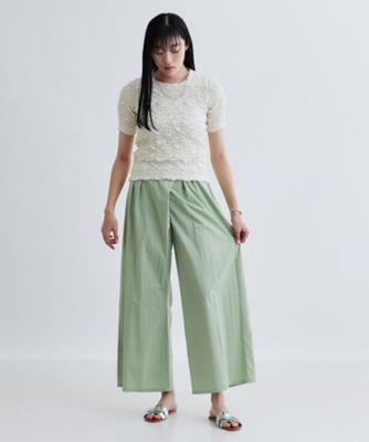 タイプライターラップワイドパンツ（2002411632） | GALLEST