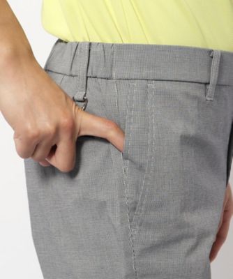 接触冷感　クールタッチ千鳥ストレッチパンツ（２００２４１１８３７）