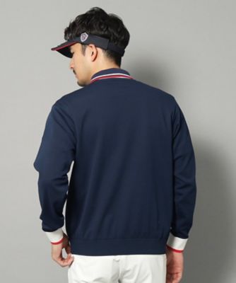【新レーベル　ＡＤＡＢＡＴ　ＮＡＶＹ】ウォッシャブル素材　アダバットサインロゴニット（２００２４１１８４３）
