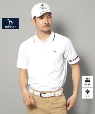 adabat/アダバット 【新レーベル ADABAT NAVY】UVカット/吸水速乾 ドライカノコラインポロシャツ(2002411849)