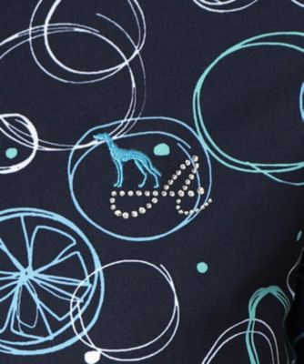 UVカット／吸水速乾 バブルプリントドライポロシャツ