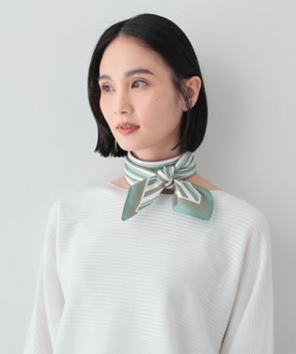 春SALE！バイアスストライプ柄スカーフ