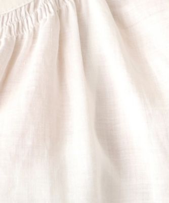 【ラミー１００％／洗える】夏におすすめ！繊細なギャザーが華やなラミーブラウス（２００２４１４２５２）