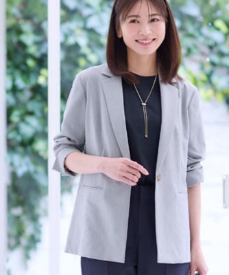 ＜Reflect (Women)＞【ＵＶカット／接触冷感／マシンウォッシュ可／吸水速乾／セットアップ可／夏の通勤におすすめ】ドライタッチジャケット（２００２４１４２５７）