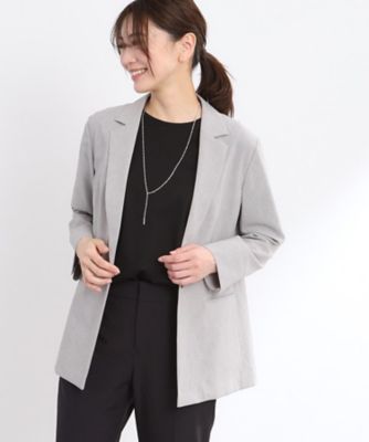 【ＵＶカット／接触冷感／マシンウォッシュ可／吸水速乾／セットアップ可／夏の通勤におすすめ】ドライタッチジャケット（２００２４１４２５７）
