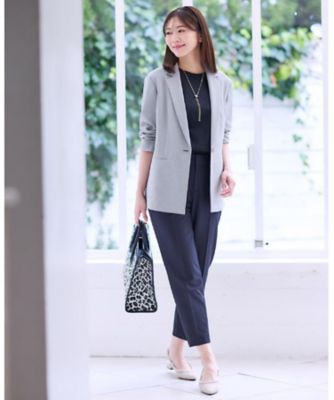 【ＷＥＢ先行カラーあり／私のパンツ／ＵＶカット／撥水／マシンウォッシュ可／雨の日も安心】ベーシックパンツ（２００２４１４２６１）