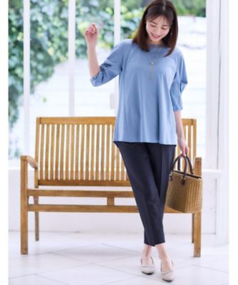 【ＷＥＢ先行カラーあり／私のパンツ／ＵＶカット／撥水／マシンウォッシュ可／雨の日も安心】ベーシックパンツ（２００２４１４２６１）