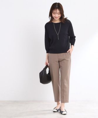 【ＷＥＢ先行カラーあり／私のパンツ／ＵＶカット／撥水／マシンウォッシュ可／雨の日も安心】ベーシックパンツ（２００２４１４２６１）