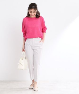 【ＷＥＢ先行カラーあり／私のパンツ／ＵＶカット／撥水／マシンウォッシュ可／雨の日も安心】ベーシックパンツ（２００２４１４２６１）