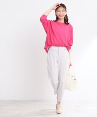 【ＷＥＢ先行カラーあり／私のパンツ／ＵＶカット／撥水／マシンウォッシュ可／雨の日も安心】ベーシックパンツ（２００２４１４２６１）