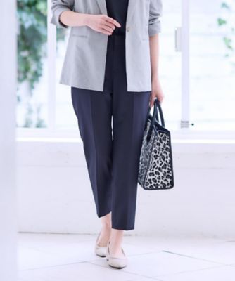 【ＷＥＢ先行カラーあり／私のパンツ／ＵＶカット／撥水／マシンウォッシュ可／雨の日も安心】ベーシックパンツ（２００２４１４２６１）