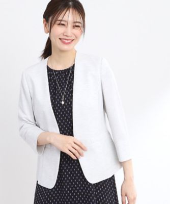 ＜Reflect (Women)＞【匠シリーズ／ＵＶカット／接触冷感／洗える】夏匠ジャケット／ノーカラー（２００２４１４２６３）