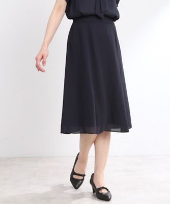 夏SALE／マシンウォッシュ可／セットアップ可】Aラインスカート