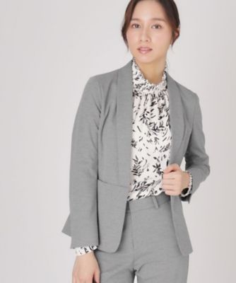 洗える／日本製】ショールカラージャケット（2002414333