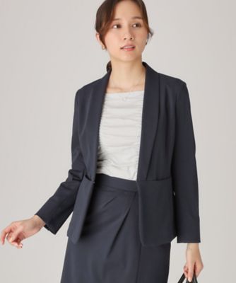 洗える／日本製】ショールカラージャケット（2002414333