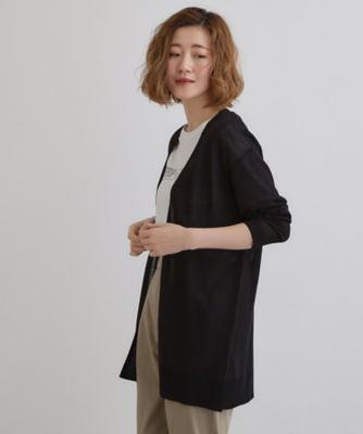 【接触冷感／ＵＶカットｅｔｃ】夏に嬉しい機能付き！ベーシックロングカーディガン（２００２４１４５７４）