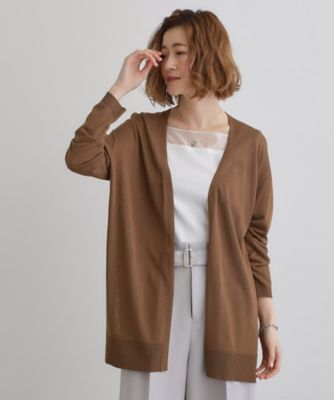 【接触冷感／ＵＶカットｅｔｃ】夏に嬉しい機能付き！ベーシックロングカーディガン（２００２４１４５７４）