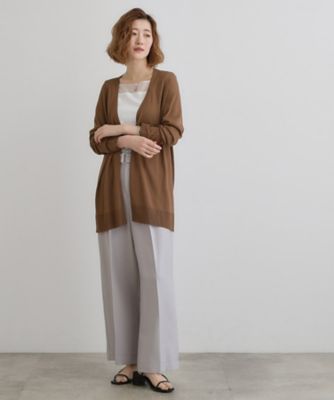 【接触冷感／ＵＶカットｅｔｃ】夏に嬉しい機能付き！ベーシックロングカーディガン（２００２４１４５７４）