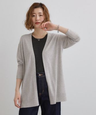【接触冷感／ＵＶカットｅｔｃ】夏に嬉しい機能付き！ベーシックロングカーディガン（２００２４１４５７４）
