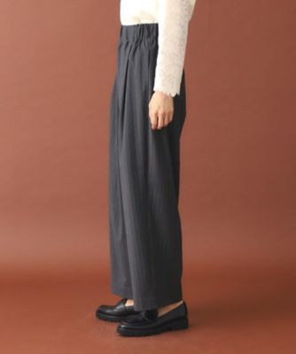 Ａｕｄｒｅｙ　ａｎｄ　ｊｏｈｎｗａｄ（オードリーアンドジョンワッド）ストライプイージーワイドパンツ（２００２４１４６１１）