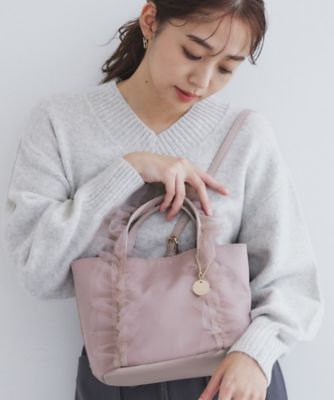 フリルショルダーバック セール】 【WEB限定】 2WAY ナイロン フリル ショルダー バッグ