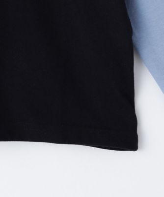 【１００－１５０】ブロッキング長袖Ｔシャツ／洗濯機ＯＫ（２００２４１４９５７）