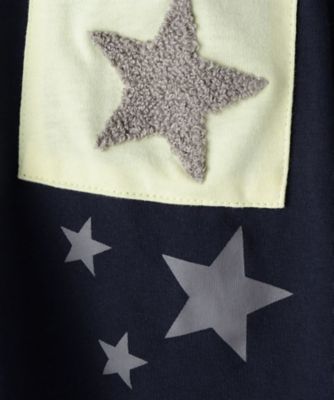 【１１０－１５０】星サガラポケット長袖Ｔシャツ／洗濯機ＯＫ（２００２４１４９５８）