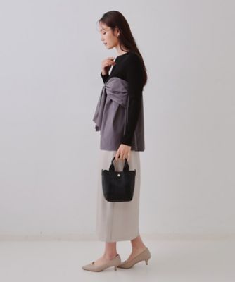 小物 Lady 3WAY】スムース合成皮革ミニショルダーバッグ