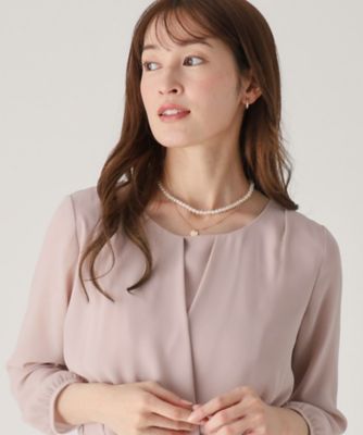 残り１‼️【人気 新品】艶めくパールが可愛いカフス♡上品なカシュクール♡ブラウス 楽天市場】【新色追加】レースブラウス レディース トップス ブラウス