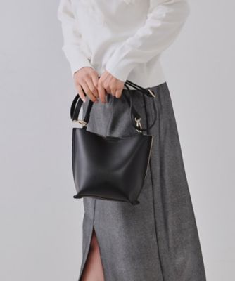 ラシット　バイカラーハンドル　ミニショルダーバック ラシット バイカラーハンドル ミニショルダーバック （Denim