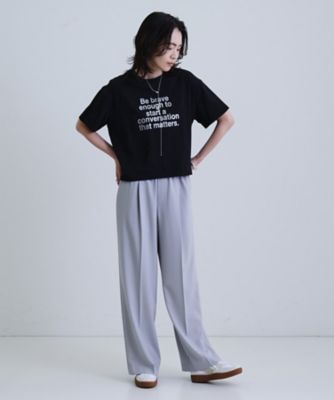 【再入荷】ボックスシルエットロゴＴシャツ（２００２４１５２６８）