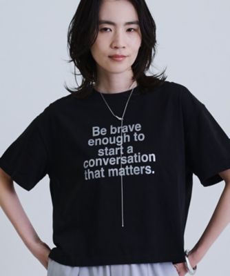 【再入荷】ボックスシルエットロゴＴシャツ（２００２４１５２６８）