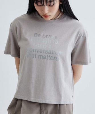 【再入荷】ボックスシルエットロゴＴシャツ（２００２４１５２６８）