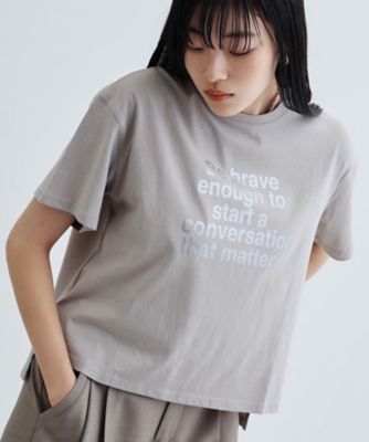 【再入荷】ボックスシルエットロゴＴシャツ（２００２４１５２６８）