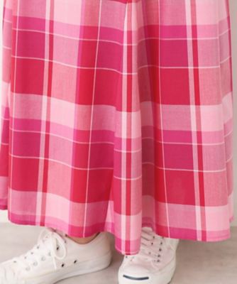 【洗える・４サイズ展開】チェック柄マーメイドスカート（ＸＳ～Ｌ）（２００２４１５３０３）