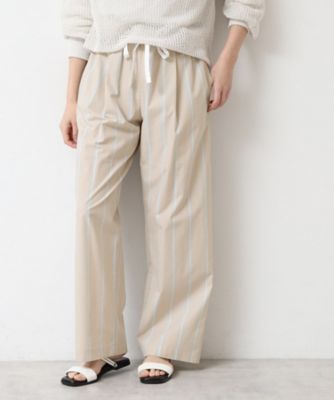 【SALE】Dessin (Women)/デッサン ストライプリラックスパンツ(2002415317) ベージュ350 パンツ・ズボン【三越伊勢丹/公式】
