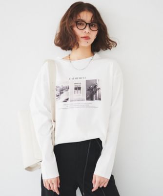 ＜UNTITLED L (Women/大きいサイズ)＞プリントＴシャツ（２００２４１５３６０）