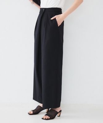 セットアップ可能】フロントラップ ワイドパンツ