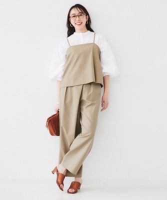【国内即発】boohoo☆Black タイフロントテーラードワイドパンツ セットアップ可能】フロントラップ ワイドパンツ