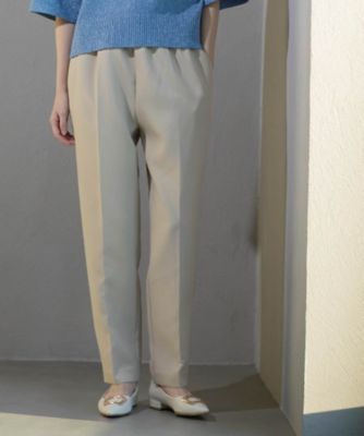 【SALE】OPAQUE.CLIP (Women)/オペークドットクリップ 《SS-LLsize》美脚ストレッチイージーテーパードパンツ(2002416245) ベージュ051 パンツ・ズボン【三越伊勢丹/公式】