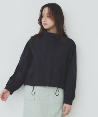 専用！【THE SCOTCH HOUSE】新品❣ 洗濯可スラブインレイブルゾン 撥水スタンドカラーショートブルゾン【洗濯機洗い可