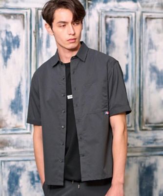 ＜DRESSTERIOR (Men) ＞【セットアップ可／撥水性／ＵＶカット／Ｓａｆａｒｉ５月号掲載】ＣＯＯＬ　ＤＯＴＳ　ショートスリーブシャツ（２００２４１６５８７）