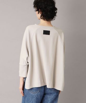 COGTHEBIGSMOKE ベージュ 半袖トップス COGTHEBIGSMOKE コグザビッグスモーク KAYA TUCKED HEM TOP