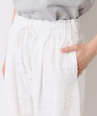 【インド刺繍・セットアップ可能・ウエストゴム】シャツパンツ（２００２４１８８６４）