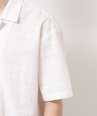 【インド刺繍・セットアップ可能・洗える】刺繍柄シャツ（２００２４１８８６５）