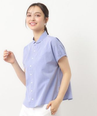LAURA ASHLEY / ローラ アシュレイ 【カラー追加！ダブルガーゼ/日本製/ワンマイルウエア】ハイネックシャツ カラー追加！ダブルガーゼ/日本製/ワンマイルウエア】ハイネック
